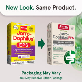 Flacon de Jarrow Formulas Jarro-Dophilus EPS 60 capsules avec étiquette