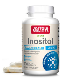 Flacon de Jarrow Inositol 750 mg contenant 100 gélules