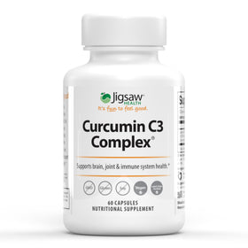Flacon de Jigsaw Health Curcumin C3 Complex 60 capsules vue avant
