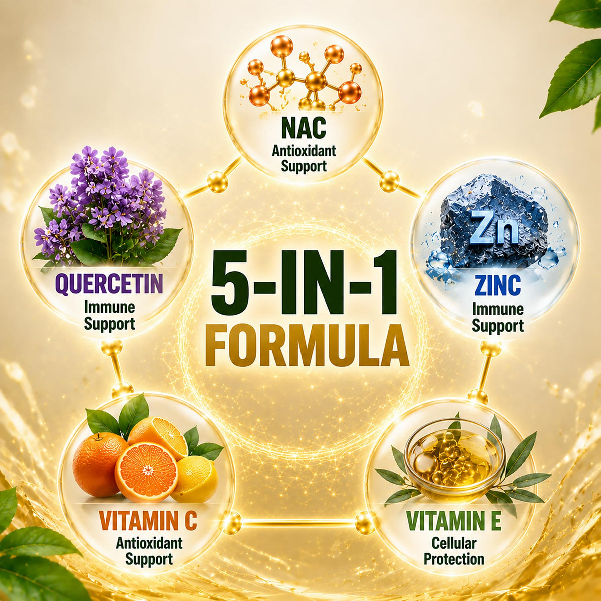 Flacon de Jorvinl NAC 1000mg avec vue de côté