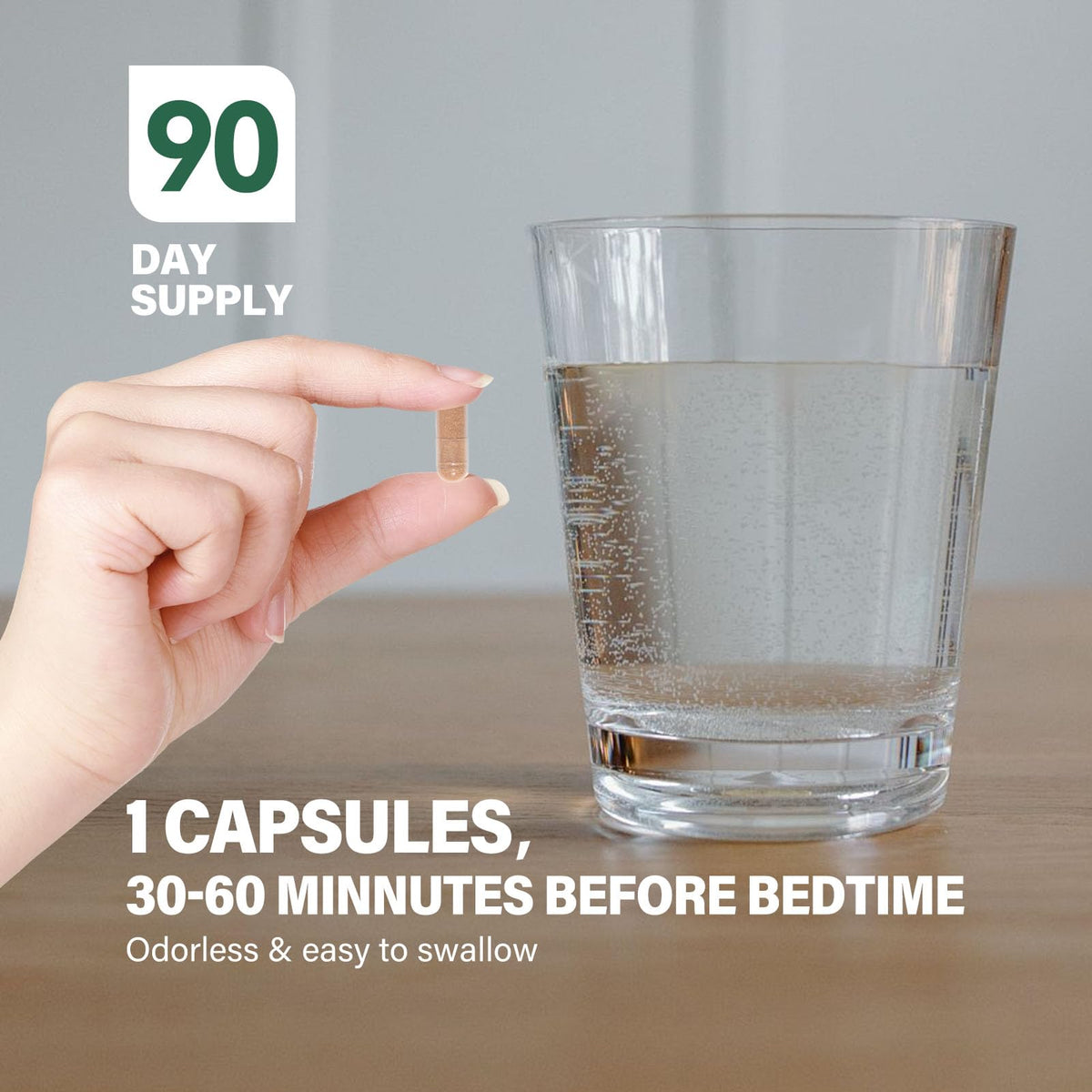 Flacon de Kava Kava ouvert avec capsules