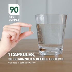 Flacon de Kava Kava ouvert avec capsules