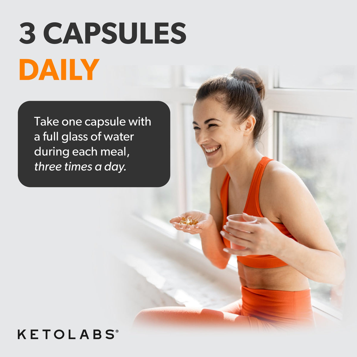 Flacon de Ketolabs Multivitamines Keto avec étiquette visible