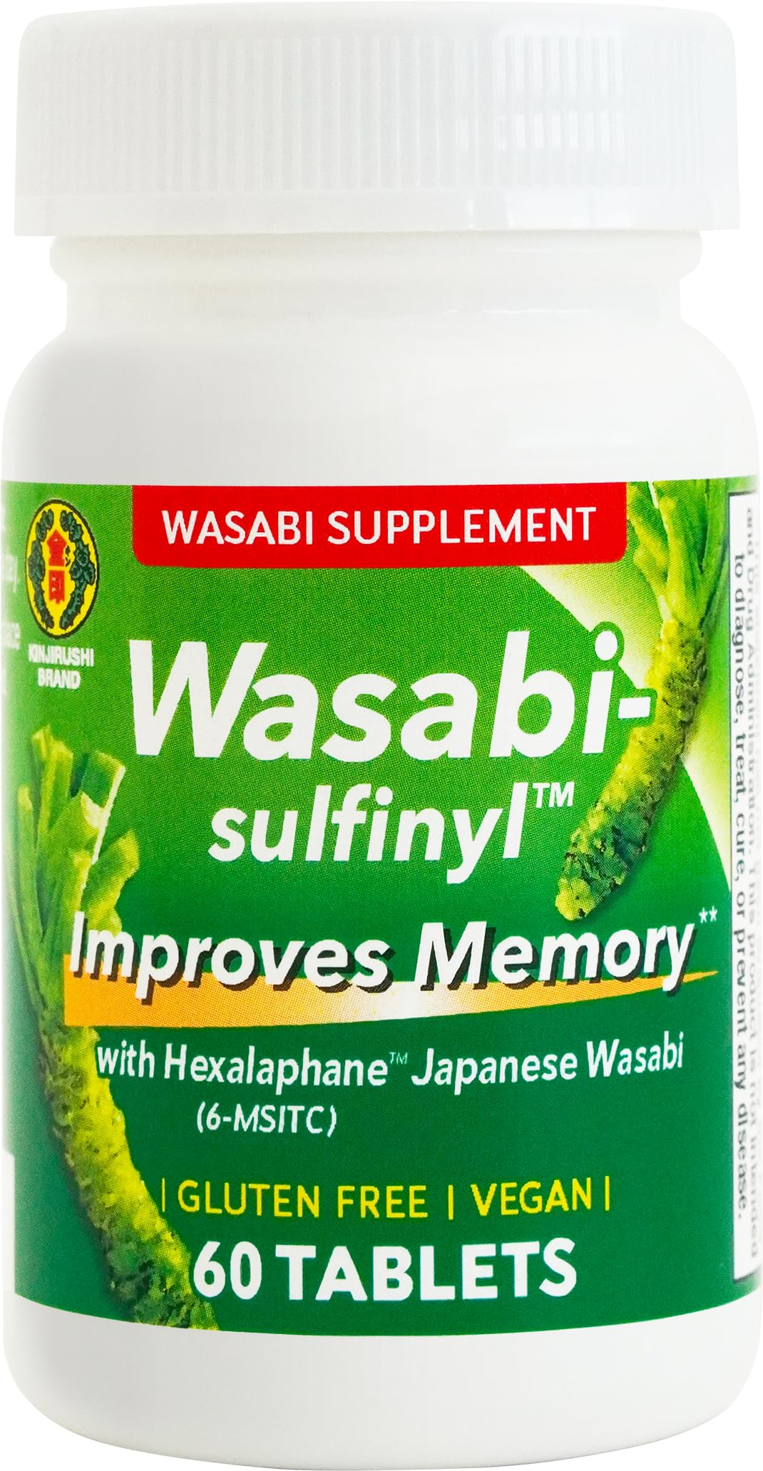 Flacon de KINJIRUSHI Complément Alimentaire Wasabi 60 comprimés