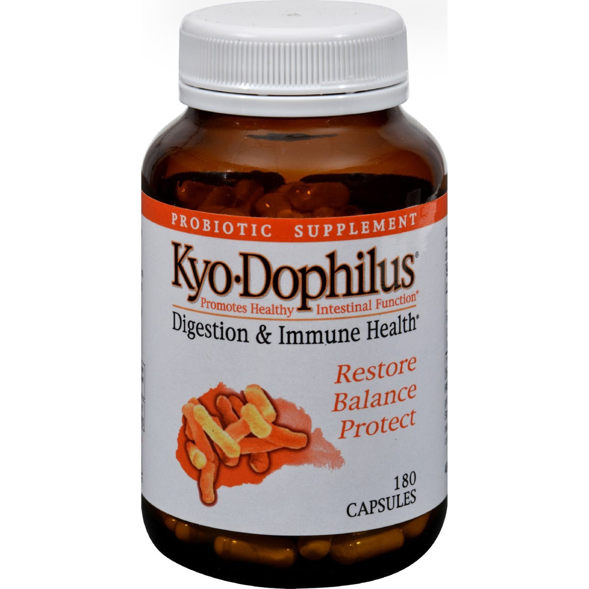 Flacon de KYO-DOPHILUS Kyolic contenant 180 capsules