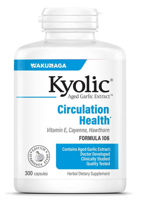 Flacon de Kyolic Aged Garlic Extract 300 capsules vue de face