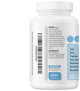 Flacon de L-Glutamine+ Advanced et une cuillère à mesurer