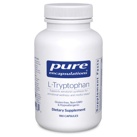 Flacon de L-Tryptophan Pure Encapsulations 180 capsules vue de face