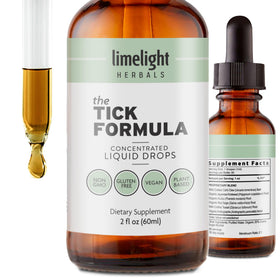 Flacon de la Formule Anti-Tiques LIMELIGHT HERBALS 132g vue de face