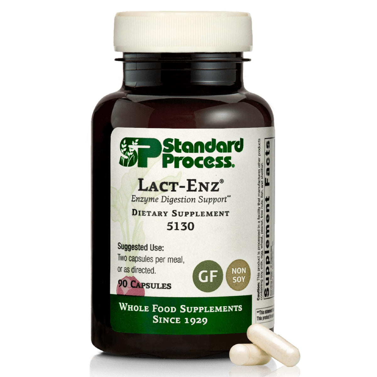 Flacon de Lact-ENZ Standard Process contenant 90 capsules
