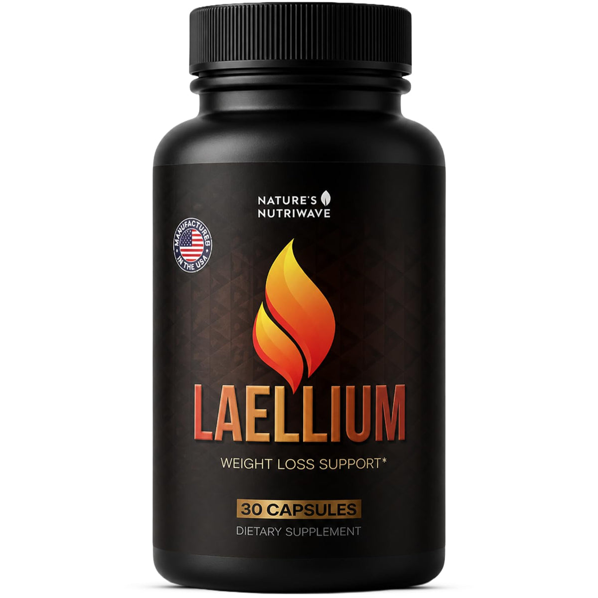 Flacon de Laellium contenant 30 capsules de complément alimentaire