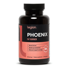 Flacon de LEGION Phoenix Brûleurs de Graisse 90 capsules vue de face