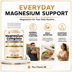 Flacon de Lence Complément Magnésium Complet avec capsules à côté