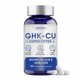 Flacon de LEVADI GHK-Cu 120 capsules végétales vue de face