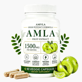 Flacon de LFKULJ Amla 1500 mg contenant 90 capsules