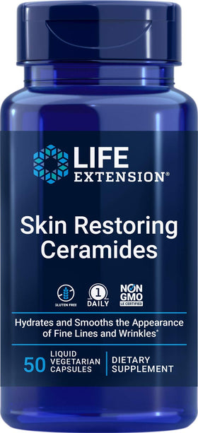 Flacon de Life Extension Céramides Végétales de 50 capsules