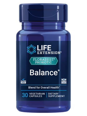 Flacon de Life Extension FLORASSIST® Probiotic Balance 30 capsules