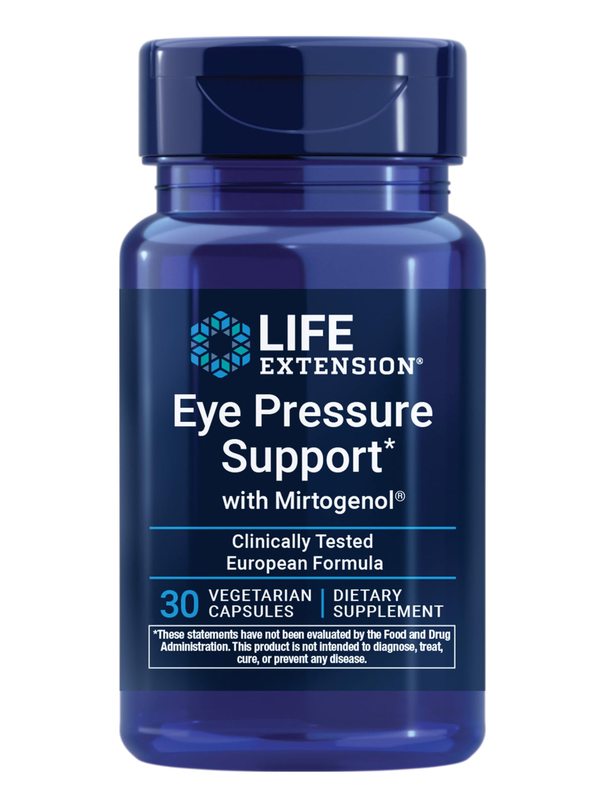 Flacon de Life Extension Soutien de la Pression Oculaire 30 capsules
