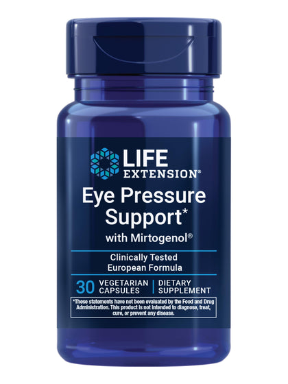 Flacon de Life Extension Soutien de la Pression Oculaire 30 capsules