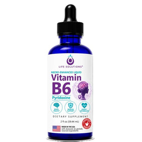 Flacon de Life Solutions B6 liquide 25 mg 60 ml vue de face