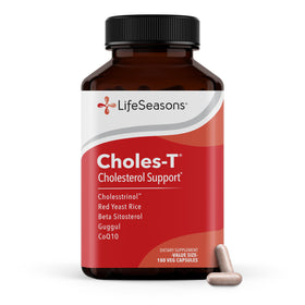 Flacon de LifeSeasons Choles-T 180 capsules vue de face
