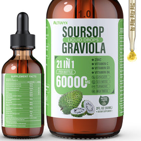 Flacon de liquide Soursop Graviola Altuvyx 2000mg vue avant
