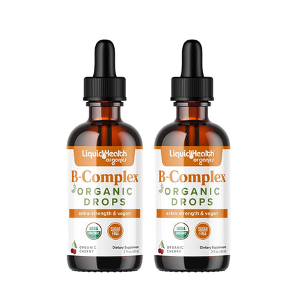 Flacon de LIQUIDHEALTH B-Complex 20 000 mcg avec goutteur