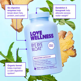 Flacon de Love Wellness Complément Alimentaire 90 Capsules avec étiquette