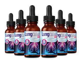 Flacon de LUNG CLEAR PRO 60 ml avec étiquette visible