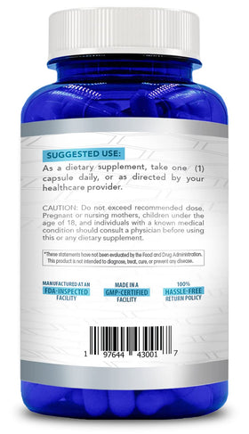 Flacon de Lycopène 50mg avec capsules végétales à l'intérieur