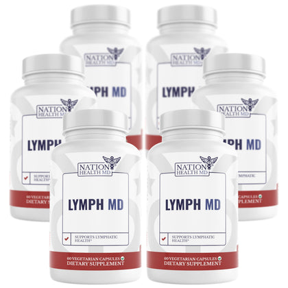 Flacon de Lymph MD de NATION HEALTH MD avec 60 capsules