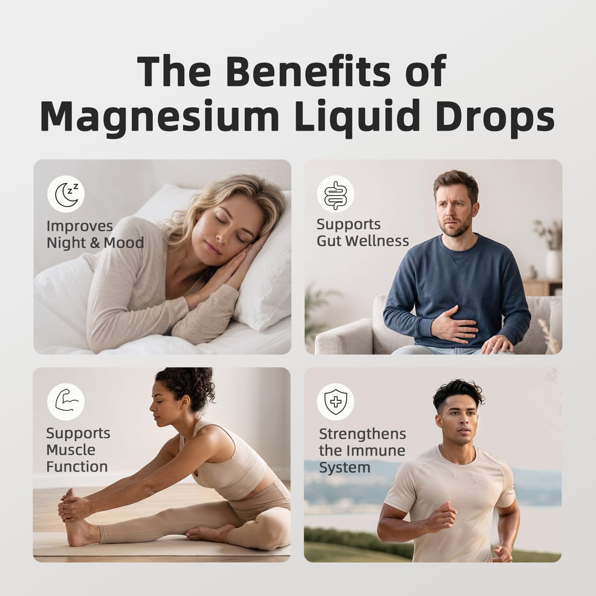 Flacon de M inch Magnésium Glycinate Liquide 30 mL avec étiquette