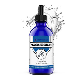 Flacon de magnésium citrat liquide FIREWATERSTAR 4 oz, vue avant