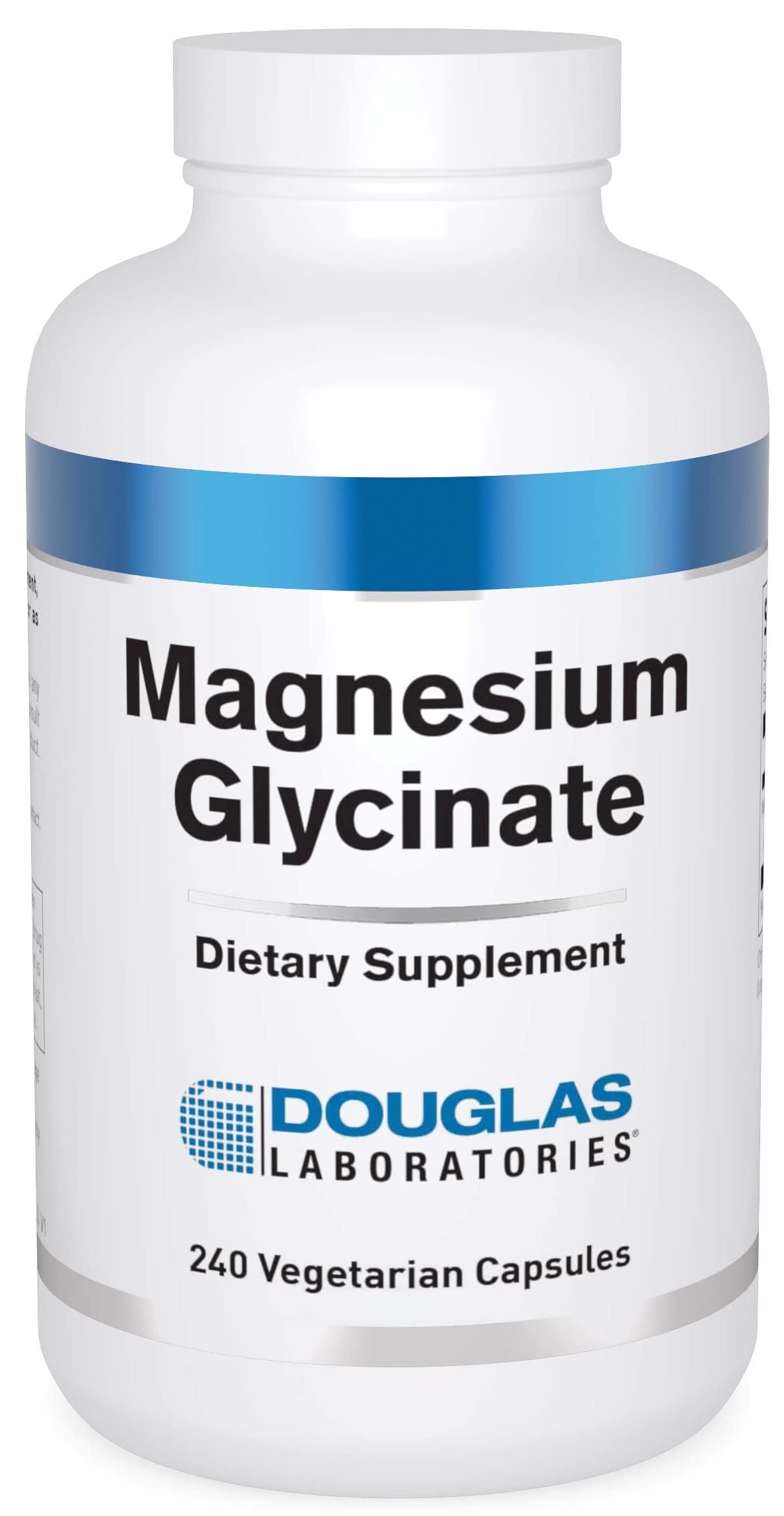 Flacon de Magnésium Glycinate Douglas Laboratories 240 capsules vue de face