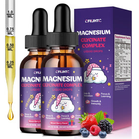 Flacon de magnésium glycinate liquide CFILIHTC 4 Fl Oz vue de face