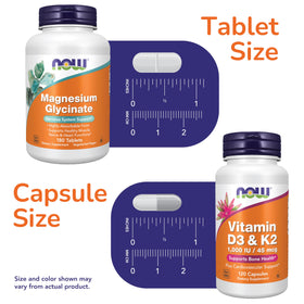 Flacon de Magnésium Glycinate NOW Foods 180 comprimés
