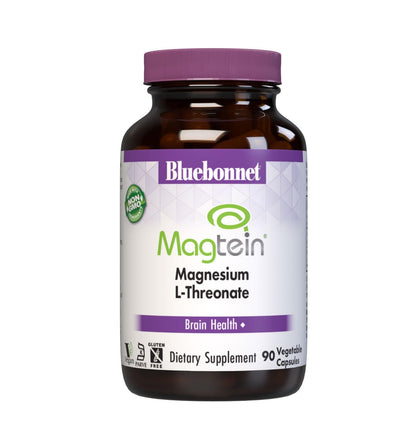 Flacon de Magnésium L-Thréonate BlueBonnet, 90 capsules végétales