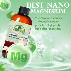 Flacon de magnésium liquide NutriNoche avec étiquette et dose