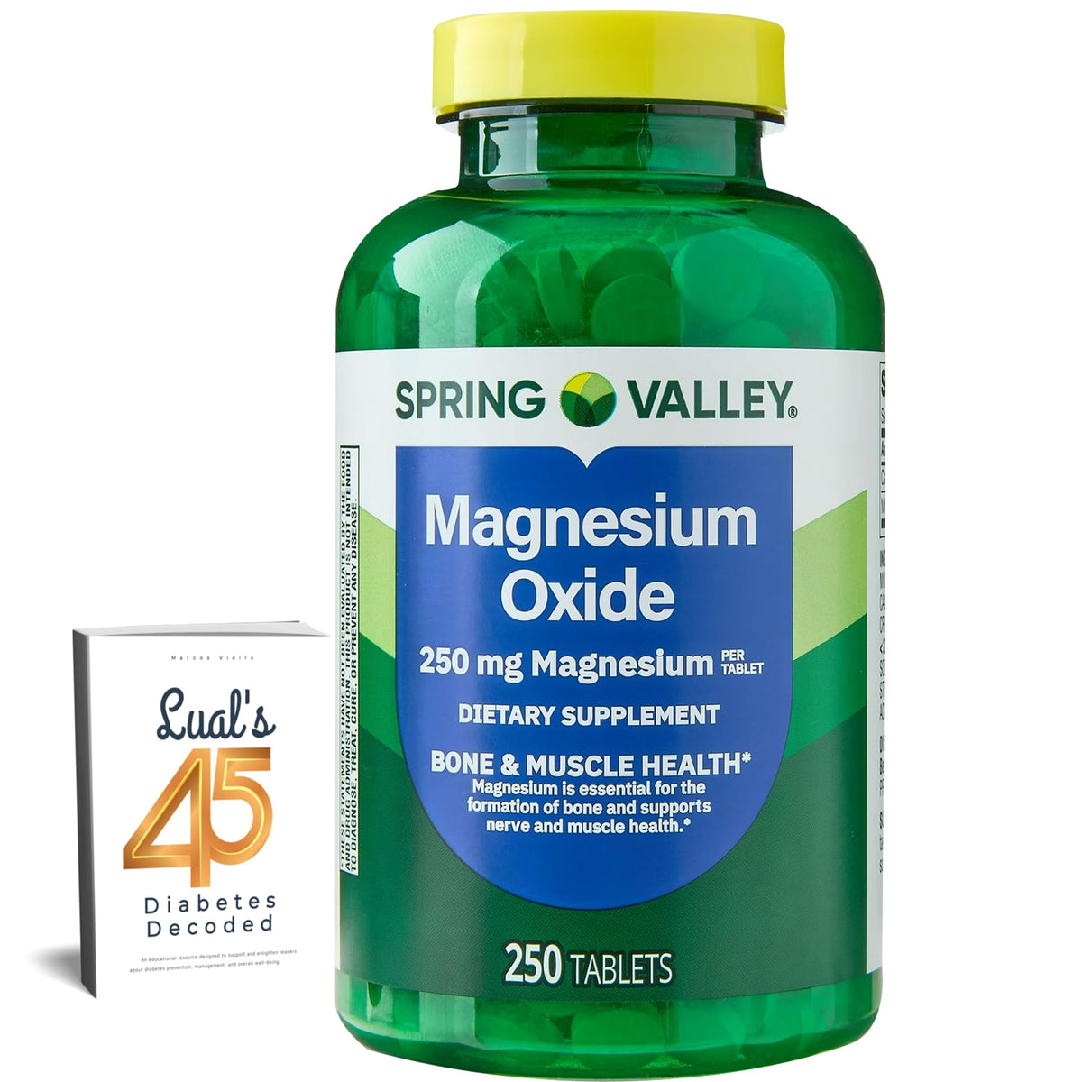 Flacon de magnésium LUAL 250 mg avec 250 comprimés