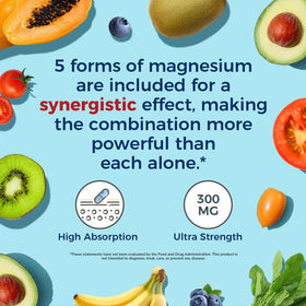 Flacon de Magnésium Vitalitown avec capsules en vue latérale