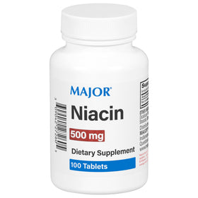 Flacon de MAJOR Niacine 500mg avec 100 comprimés