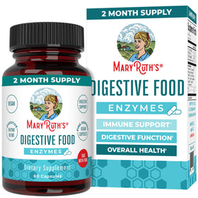 Flacon de MARYRUTH'S Enzymes Alimentaires daily 60 Capsules Végétales