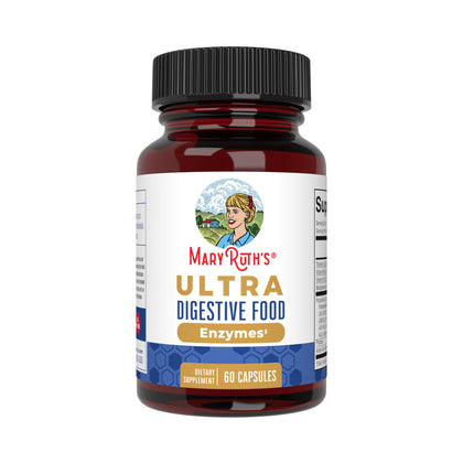 Flacon de MARYRUTH'S Multi-Enzymes 60 capsules vue de face