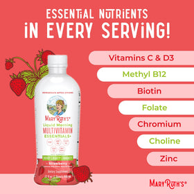 Flacon de MARYRUTH'S Multivitamine Liquide Matinal dans un réfrigérateur
