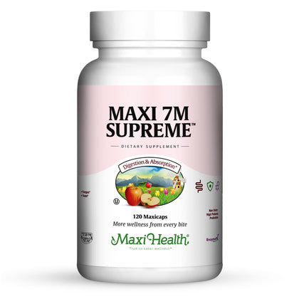 Flacon de Maxi Health Probiotique Acidophilus 120 capsules vue de face