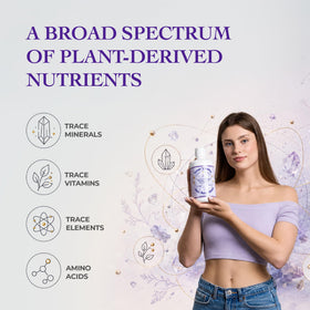 Flacon de mélange minéral Fulvic Humique Inner Vitality avec son bouchon
