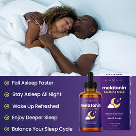 Flacon de mélatonine NutraChamps sur fond blanc