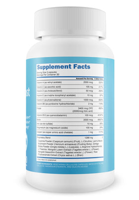 Flacon de Memo support Pro avec capsules à l'intérieur