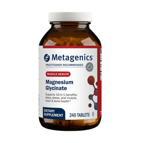 Flacon de Metagenics Magnésium Glycinate 240 comprimés