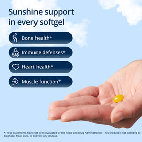 Flacon de Metagenics Vitamine D3 et K2 5 000 UI, étiquette avant